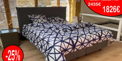 Boxspring 160x200 Revor Royal Metropole avec matelas – Promotion -25%